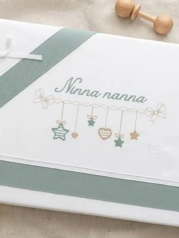 completo lenzuola lettino ninna nanna