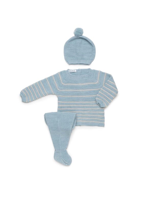 completo 3 pezzi maglia righe