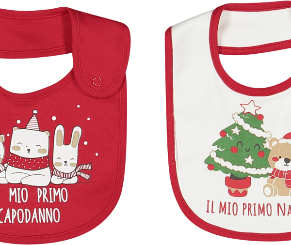Set bavaglini Primo Natale