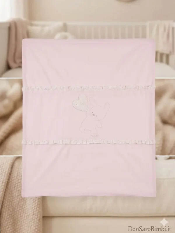 coperta piquet neonata melby