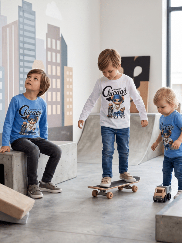 T-shirt manica lunga cotone bambino