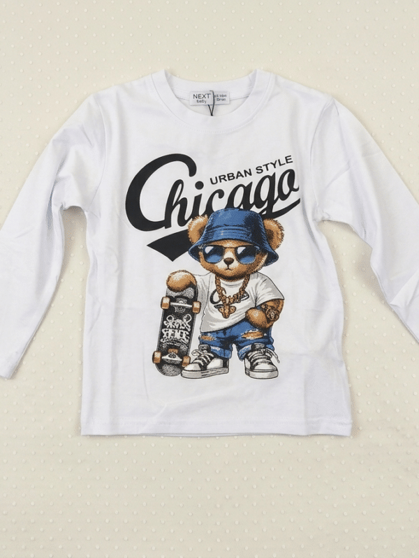 T-shirt manica lunga cotone bambino