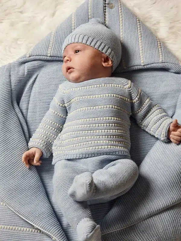 completo 3 pezzi maglia righe