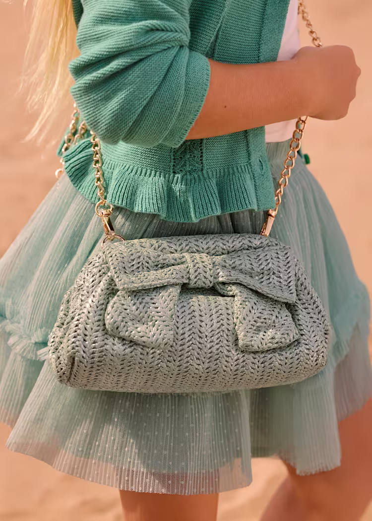 borsa fiocco bambina