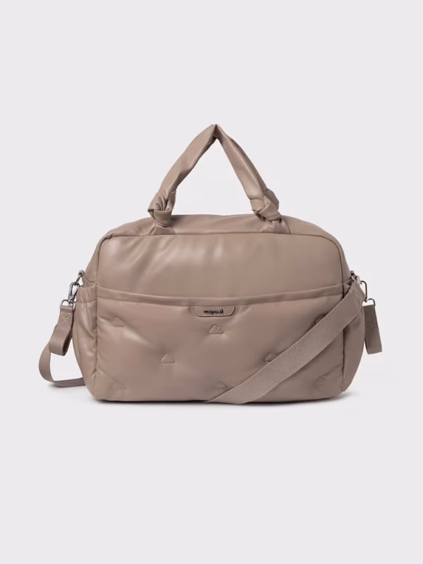 borsa maternità trapuntata crema mayoral