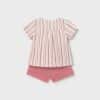 completo camicia righe neonato