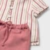 completo camicia righe neonato