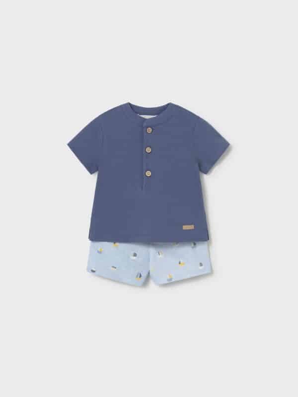completo polo pantaloncino neonato