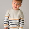 maglione righe neonato