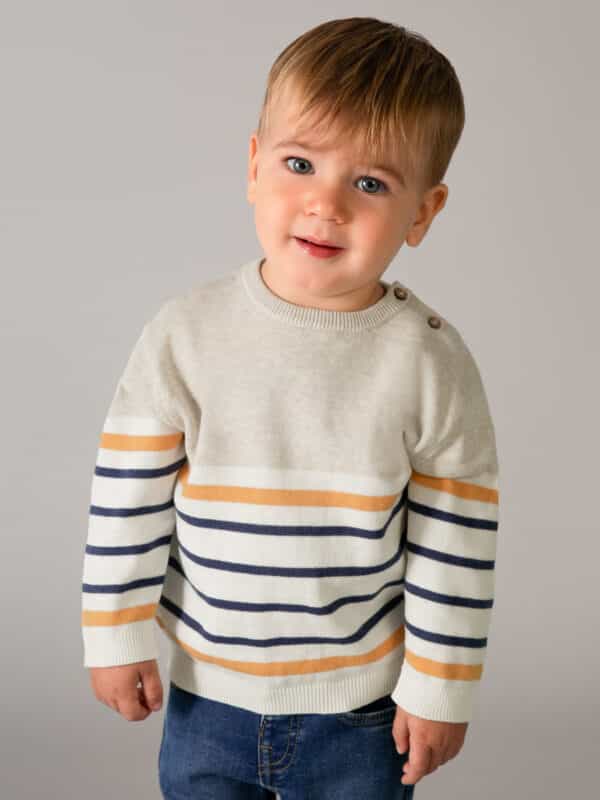 maglione righe neonato