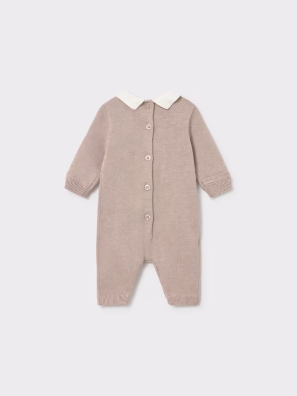 Pagliaccetto a maglia neonato