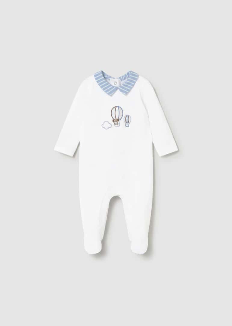 pigiama lungo ricamato neonato