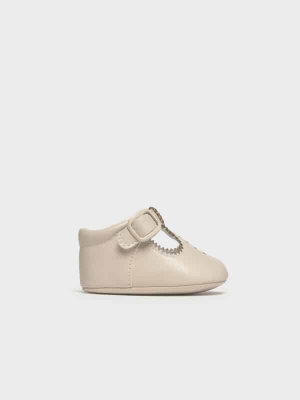 scarpe traforate neonato lino