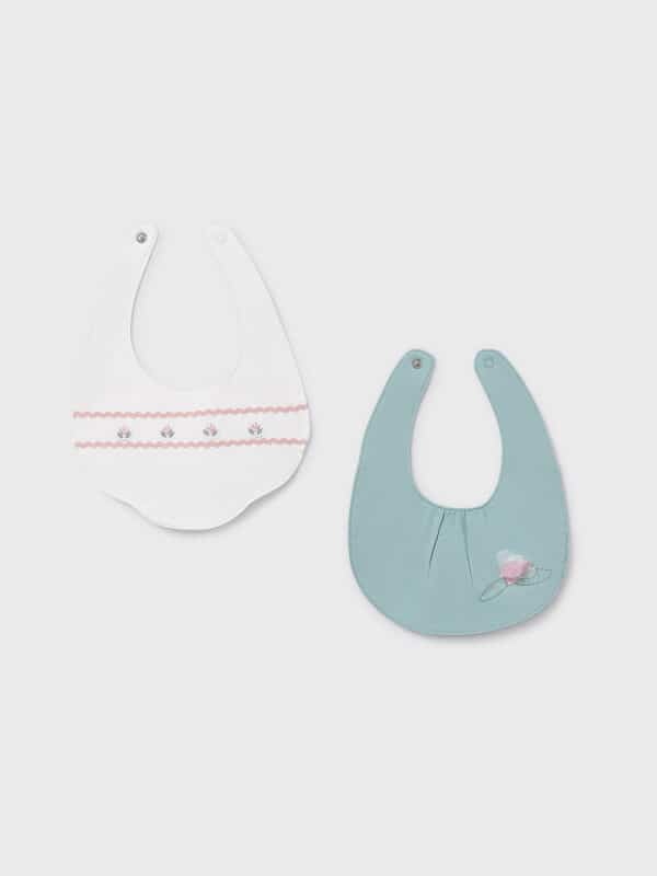 set 2 bavaglini neonato