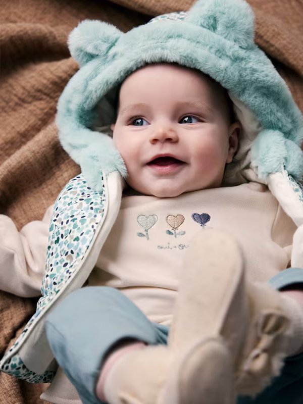 Tuta 3 pezzi gilet neonata